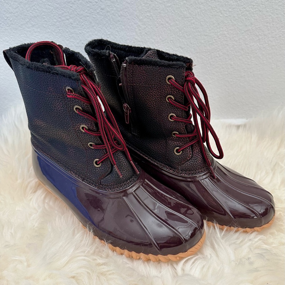Sporto Waterproof Leather Ankle Boots 7